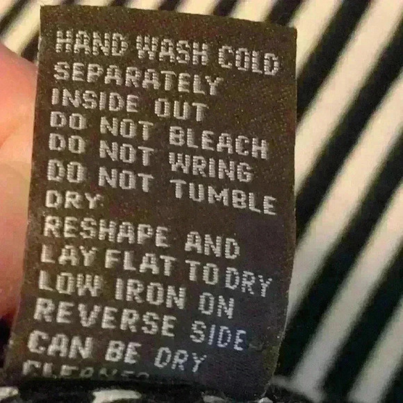 J. McLaughlin Black White Striped Sweater Dress Long Sleeve, Womens Size Medium - Picture 10 of 10